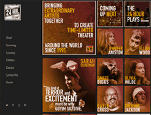 Tablet Screenshot of 24hourplays.com